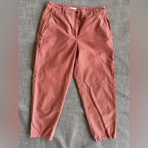 Eileen Fisher Salmon Pink Ankle Jeans size 6